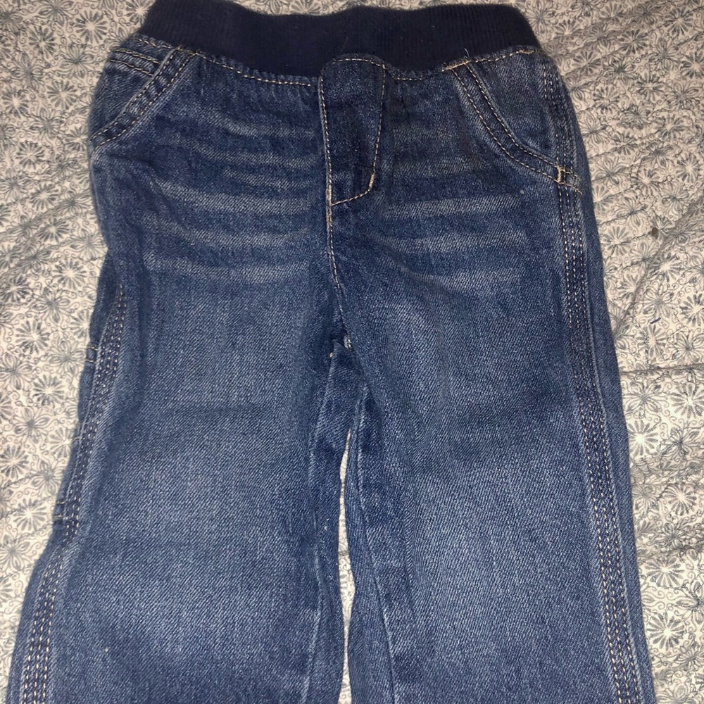 Arizona Baby Boys 24m Elastic Waist Cargo Jeans
